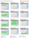 Kalender 2006 mit Ferien und Feiertagen Rheinland-Pfalz