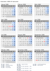 Kalender 2006 mit Ferien und Feiertagen El Salvador