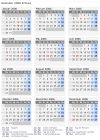 Kalender 2006 mit Ferien und Feiertagen Eritrea