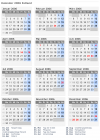 Kalender 2006 mit Ferien und Feiertagen Estland