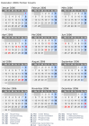 Kalender 2006 mit Ferien und Feiertagen Färöer Inseln