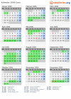 Kalender 2006 mit Ferien und Feiertagen Caen