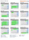 Kalender 2006 mit Ferien und Feiertagen Lille