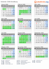Kalender 2006 mit Ferien und Feiertagen Straßburg