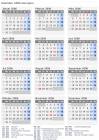 Kalender 2006 mit Ferien und Feiertagen Georgien