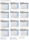 Kalender 2006 mit Ferien und Feiertagen Guatemala