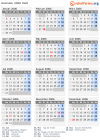 Kalender 2006 mit Ferien und Feiertagen Haiti