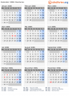 Kalender 2006 mit Ferien und Feiertagen Honduras
