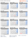 Kalender 2006 mit Ferien und Feiertagen Indonesien