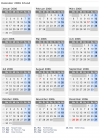 Kalender 2006 mit Ferien und Feiertagen Irland