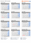 Kalender 2006 mit Ferien und Feiertagen Aostatal
