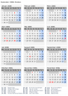 Kalender 2006 mit Ferien und Feiertagen Italien