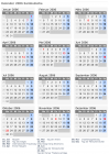 Kalender 2006 mit Ferien und Feiertagen Kambodscha