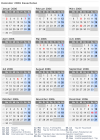 Kalender 2006 mit Ferien und Feiertagen Kasachstan