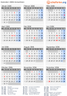 Kalender 2006 mit Ferien und Feiertagen Kolumbien