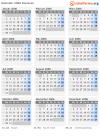 Kalender 2006 mit Ferien und Feiertagen Komoren