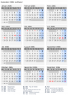 Kalender 2006 mit Ferien und Feiertagen Lettland