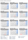 Kalender 2006 mit Ferien und Feiertagen Liechtenstein