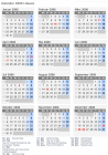 Kalender 2006 mit Ferien und Feiertagen Litauen
