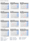 Kalender 2006 mit Ferien und Feiertagen Malta