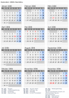 Kalender 2006 mit Ferien und Feiertagen Namibia