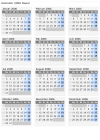 Kalender 2006 mit Ferien und Feiertagen Nepal