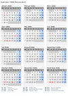 Kalender 2006 mit Ferien und Feiertagen Neuseeland