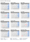 Kalender 2006 mit Ferien und Feiertagen Nicaragua