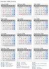 Kalender 2006 mit Ferien und Feiertagen Panama