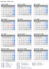 Kalender 2006 mit Ferien und Feiertagen Peru
