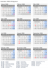 Kalender 2006 mit Ferien und Feiertagen Philippinen