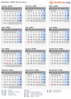 Kalender 2006 mit Ferien und Feiertagen Puerto Rico