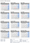 Kalender 2006 mit Ferien und Feiertagen Russland