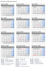 Kalender 2006 mit Ferien und Feiertagen San Marino
