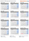 Kalender 2006 mit Ferien und Feiertagen Appenzell Ausserrhoden