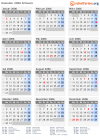Kalender 2006 mit Ferien und Feiertagen Schweiz