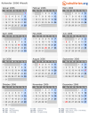 Kalender 2006 mit Ferien und Feiertagen Waadt