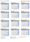 Kalender 2006 mit Ferien und Feiertagen Wallis