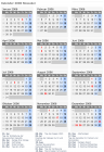 Kalender 2006 mit Ferien und Feiertagen Slowakei