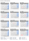 Kalender 2006 mit Ferien und Feiertagen Südafrika