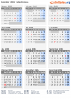 Kalender 2006 mit Ferien und Feiertagen Tadschikistan