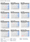 Kalender 2006 mit Ferien und Feiertagen Tansania