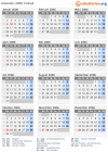 Kalender 2006 mit Ferien und Feiertagen Tschad