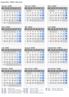 Kalender 2006 mit Ferien und Feiertagen Ukraine