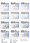 Kalender 2006 mit Ferien und Feiertagen Vatikanstadt