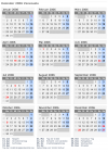 Kalender 2006 mit Ferien und Feiertagen Venezuela