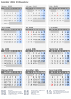 Kalender 2006 mit Ferien und Feiertagen Weißrussland