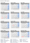 Kalender 2006 mit Ferien und Feiertagen Zypern