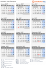 Kalender 2007 mit Ferien und Feiertagen Äthiopien
