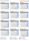 Kalender 2007 mit Ferien und Feiertagen Belize